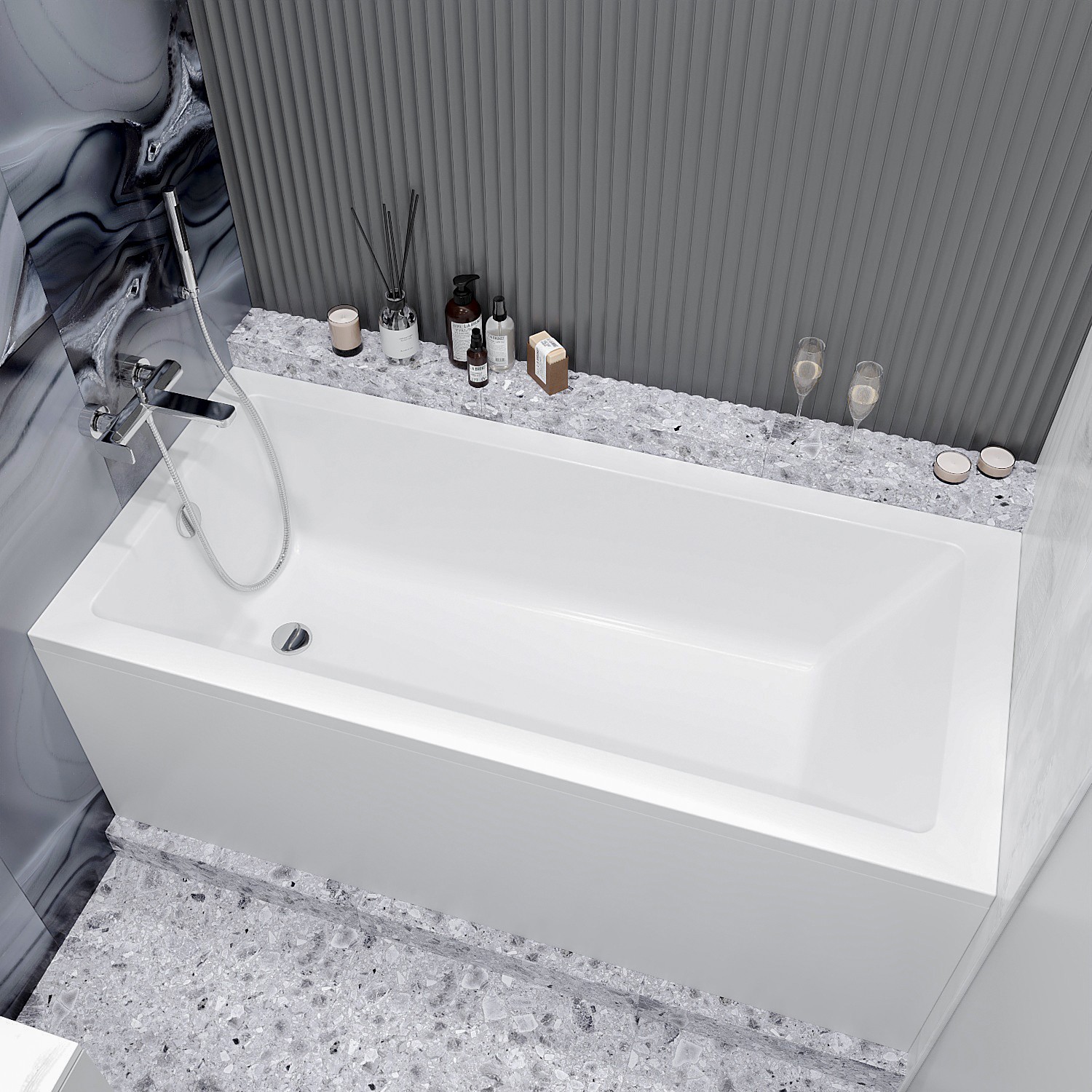 Акриловая ванна Lavinia Boho Element 170x80 см с каркасом и лицевым экраном S2-37090080
Акриловая ванна Lavinia Boho Element 170x80 см с каркасом и лицевым экраном S2-37090080