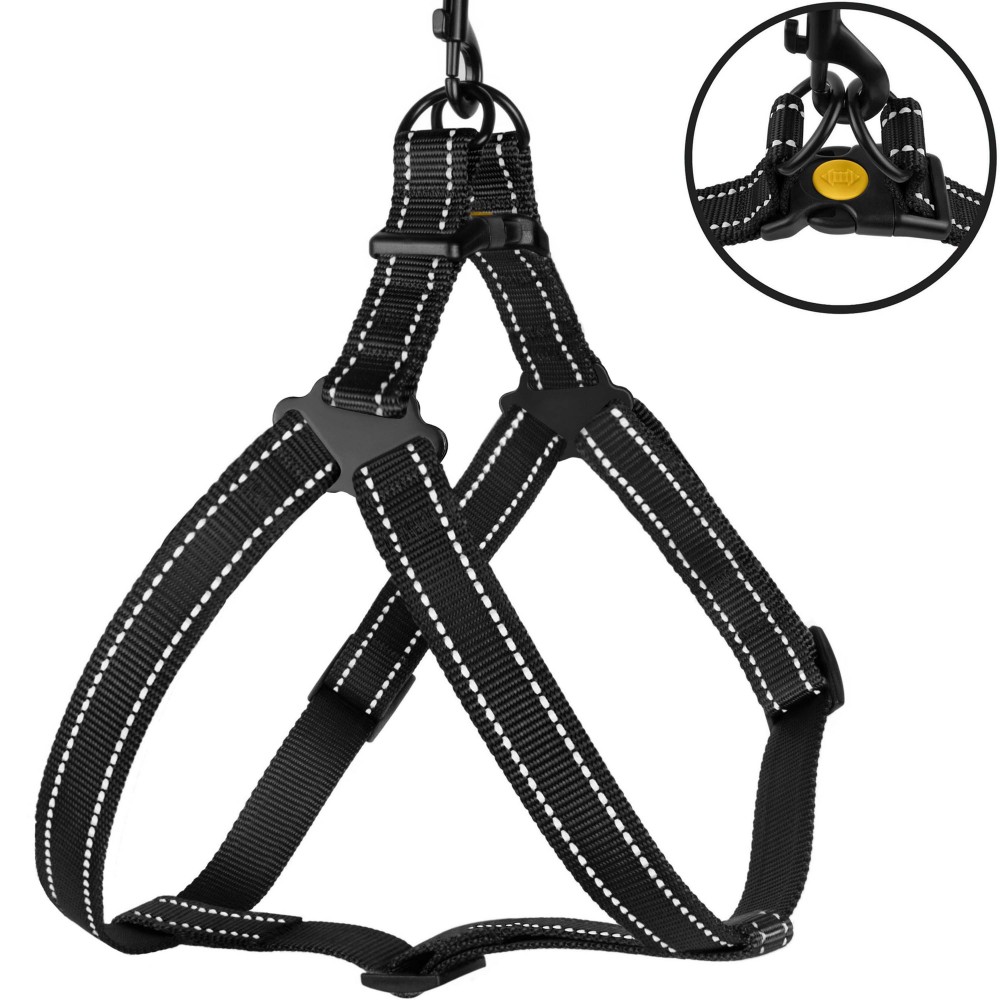 Шлея для Собак BronzeDog Active Нейлоновая со Светоотражением Черная 45-60 см (71/1301)
Шлея для Собак BronzeDog Active Нейлоновая со Светоотражением Черная 45-60 см (71/1301)