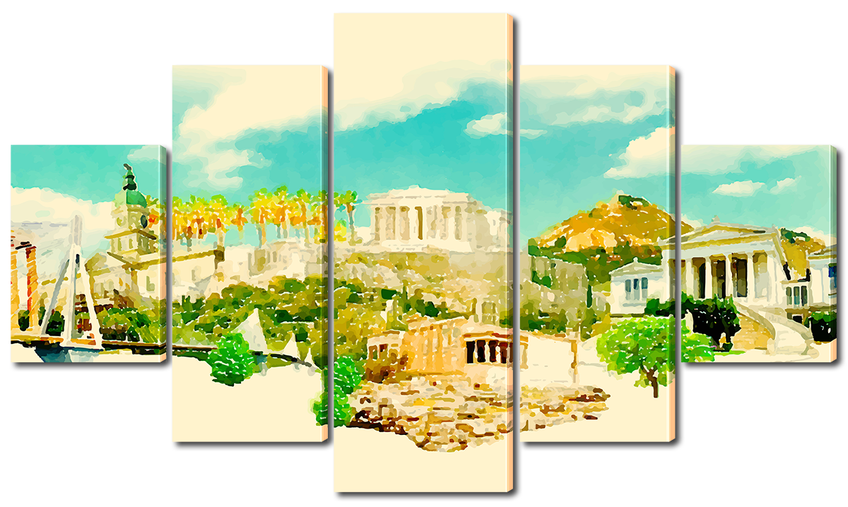Модульная картина Interno Холст Иллюстрация города Афины 142х80см
Модульная картина Interno Холст Иллюстрация города Афины 142х80см