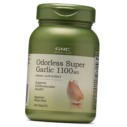 Чеснок без запаха, Herbal Plus Odorless Super Garlic 1100, GNC 100таб (71120029)
Чеснок без запаха, Herbal Plus Odorless Super Garlic 1100, GNC 100таб (71120029)