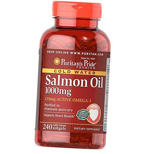 Натуральная Омега-3 из лососевого жира, Omega-3 Salmon Oil 1000, Puritan's Pride 120гелкапс (67367014)
Натуральная Омега-3 из лососевого жира, Omega-3 Salmon Oil 1000, Puritan's Pride 120гелкапс (67367014)