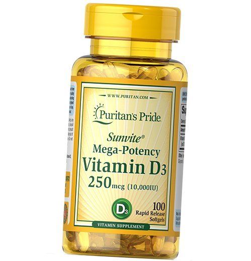 Витамин Д3, Холекальциферол, Vitamin D3 10000, Puritan's Pride 200гелкапс (36367132)
Витамин Д3, Холекальциферол, Vitamin D3 10000, Puritan's Pride 200гелкапс (36367132)