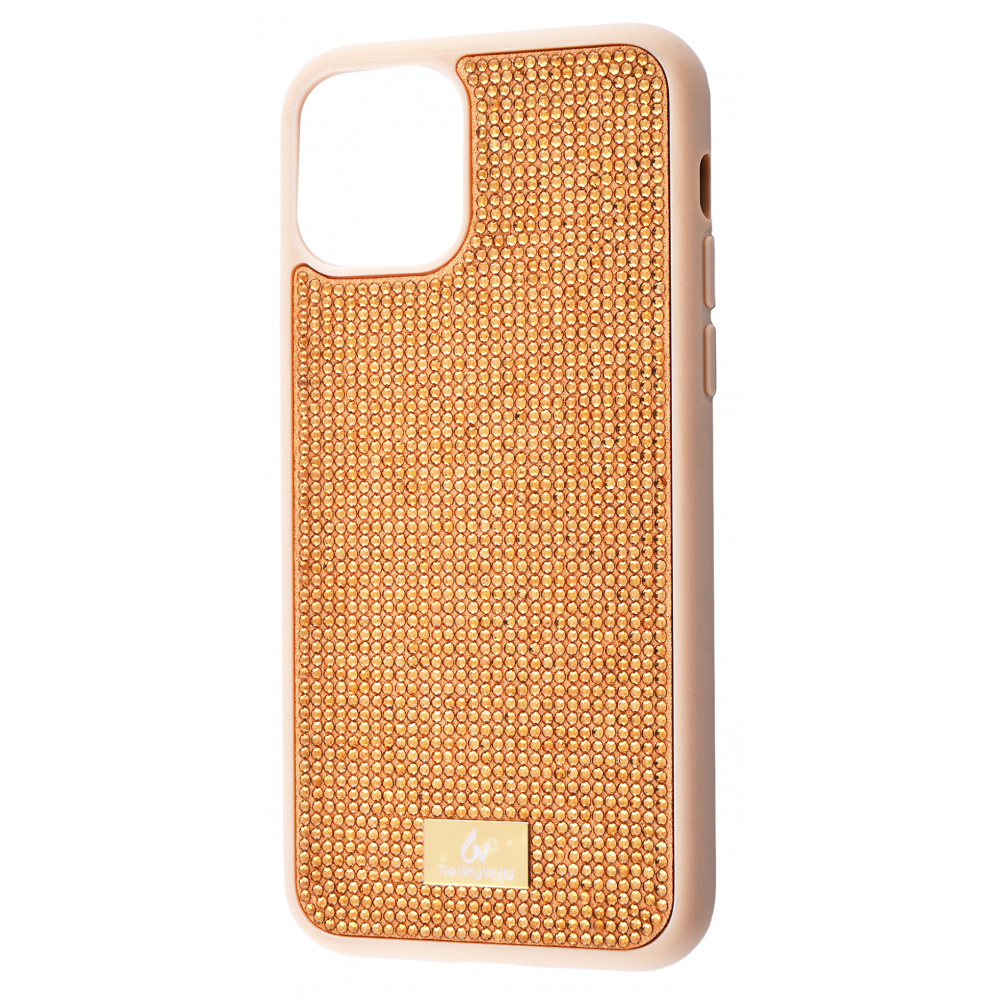 Чехол-накладка с камнями и блёстками Bling World Circle Diamonds (TPU) iPhone 11 Pro gold Золотой
Чехол-накладка с камнями и блёстками Bling World Circle Diamonds (TPU) iPhone 11 Pro gold Золотой