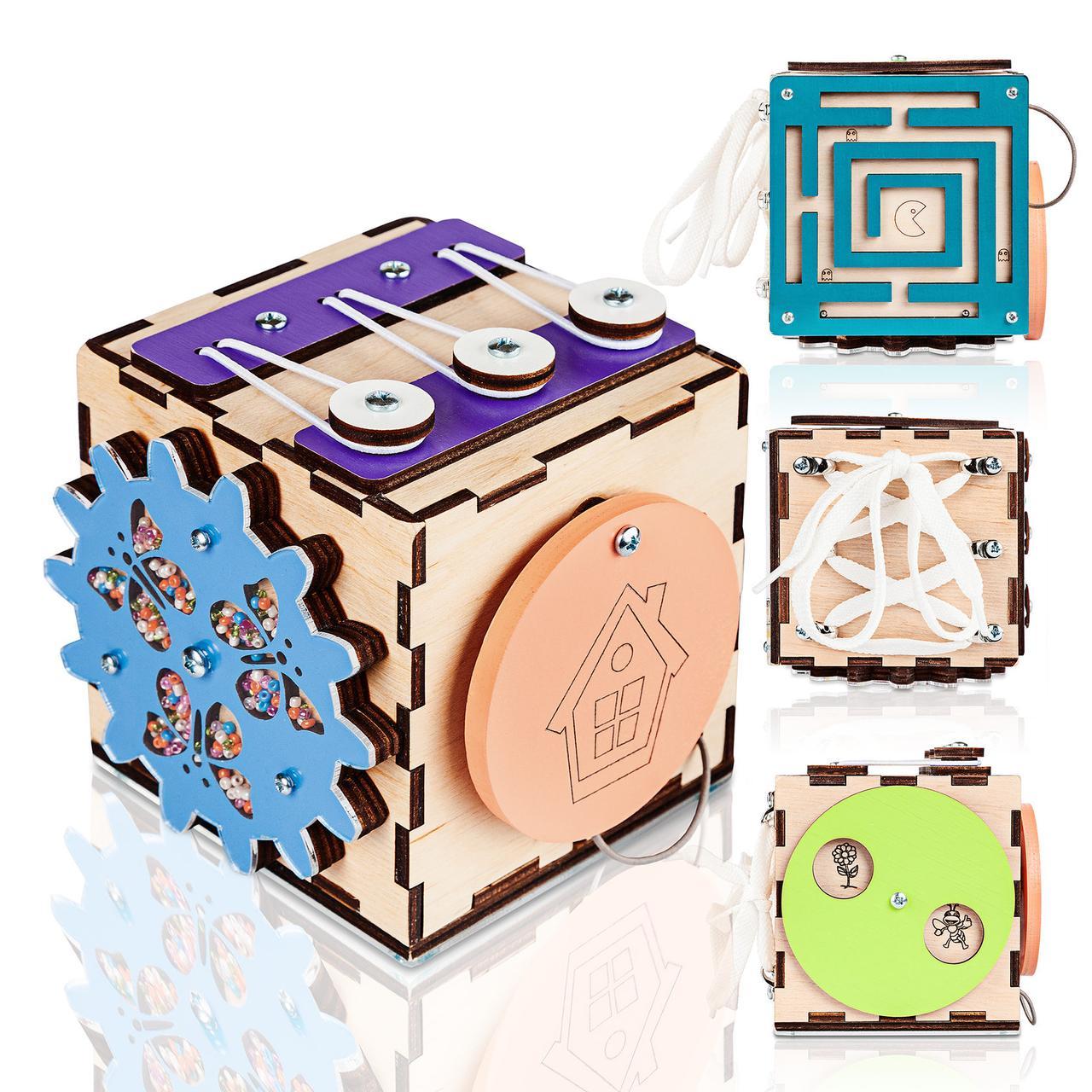 Бизикуб BrainUp Smart Busy Cube настольная развивающая игра кубик из 6 деталей 10*10 см (6007_1)
Бизикуб BrainUp Smart Busy Cube настольная развивающая игра кубик из 6 деталей 10*10 см (6007_1)