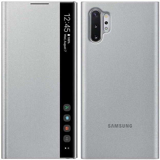 Смарт чехол книжка S-View Flip cover Samsung Galaxy Note 10 Plus + EF-ZN975 silver
Смарт чехол книжка S-View Flip cover Samsung Galaxy Note 10 Plus + EF-ZN975 silver