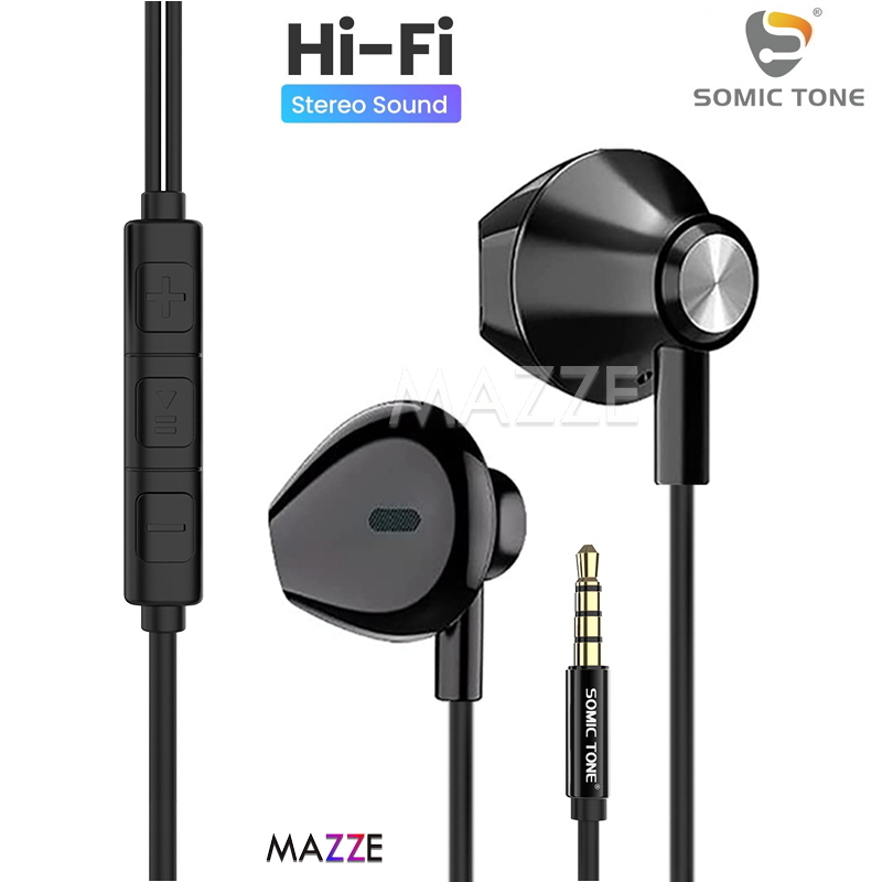 Проводные Наушники Вкладыши (1.2м) 3.5mm с Микрофоном Стерео Гарнитура Для Телефона Смартфона Ноутбука SomicTone D15 Черный
Проводные Наушники Вкладыши (1.2м) 3.5mm с Микрофоном Стерео Гарнитура Для Телефона Смартфона Ноутбука SomicTone D15 Черный