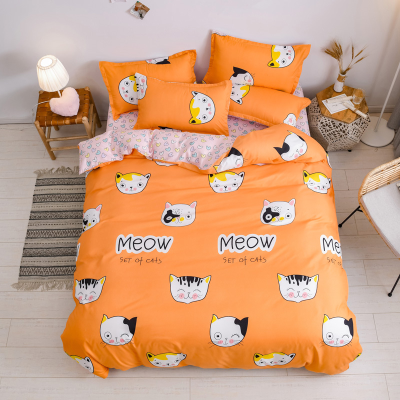 Комплект постельного белья с принтом сердце и изображением кота оранжевый Meow (полуторный) Berni Home Оранжевый
Комплект постельного белья с принтом сердце и изображением кота оранжевый Meow (полуторный) Berni Home Оранжевый