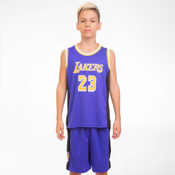 Форма баскетбольная подростковая NB-Sport NBA LAKERS 23 BA-0563 S (6-8 лет) Фиолетово-желтый (IN06281)
Форма баскетбольная подростковая NB-Sport NBA LAKERS 23 BA-0563 S (6-8 лет) Фиолетово-желтый (IN06281)