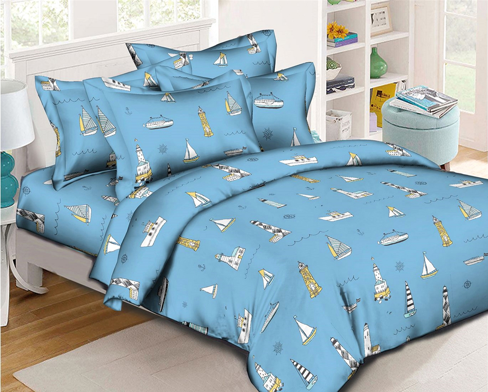 Комплект постельного белья MirSon Бязь Premium 17-0427 Sailor Евро 
Комплект постельного белья MirSon Бязь Premium 17-0427 Sailor Евро