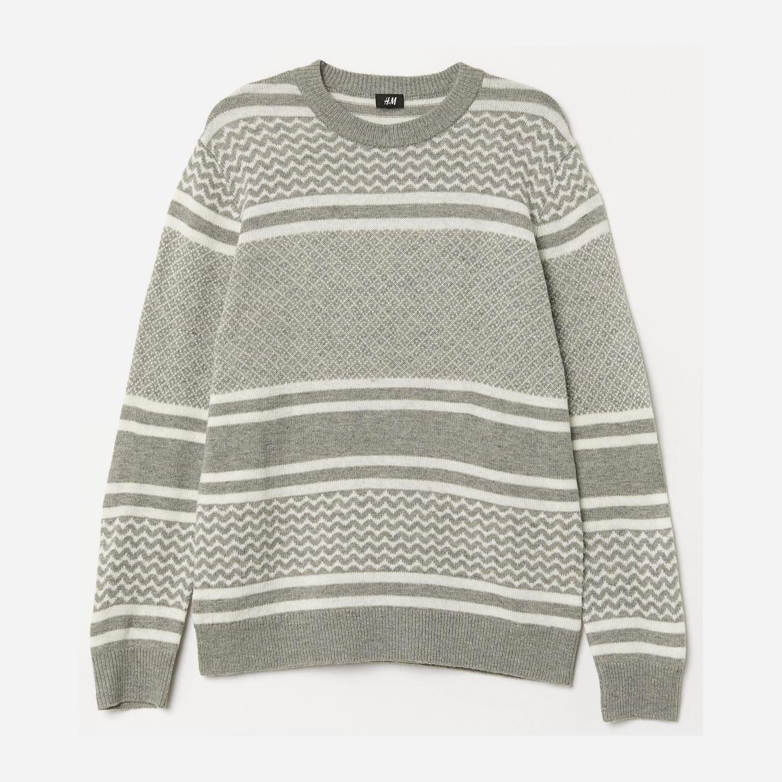 Джемпер H&M XAZ157467EOLS Серый в белые узоры, Джемпер H&M XAZ157467EOLS S Серый в белые узоры
Джемпер H&M XAZ157467EOLS Серый в белые узоры, Джемпер H&M XAZ157467EOLS S Серый в белые узоры