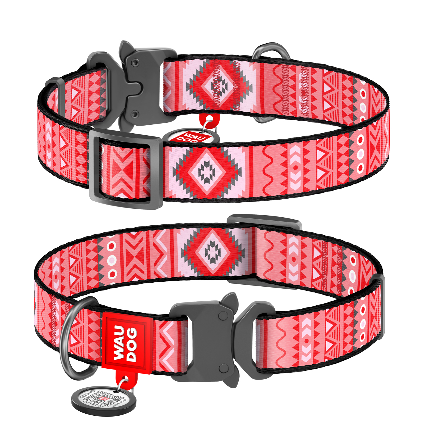 Ошейник WAUDOG Nylon с QR паспортом, рисунок "Этно красный" металлическая пряжка-фастекс 35-58 см 25 мм Красный (5211)
Ошейник WAUDOG Nylon с QR паспортом, рисунок "Этно красный" металлическая пряжка-фастекс 35-58 см 25 мм Красный (5211)