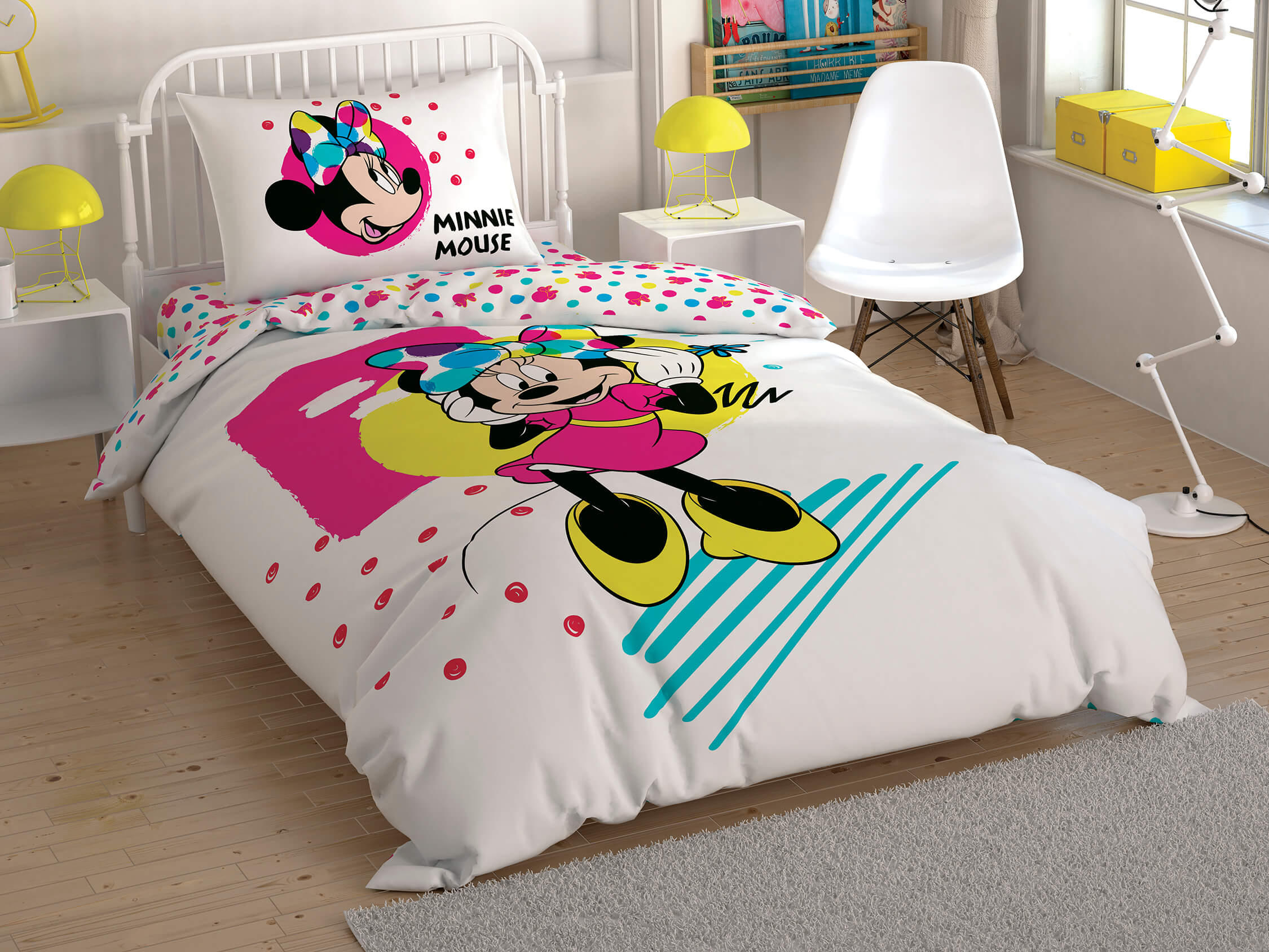 Детский и подростковый комплект TAC Minnie Colour Mayhem Ранфорс / простынь на резинке 160 x 220 см
Детский и подростковый комплект TAC Minnie Colour Mayhem Ранфорс / простынь на резинке 160 x 220 см