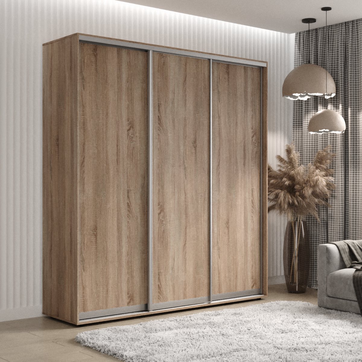 Шкаф-купе СИЧ 12/24-3Ф/1П 210x60x240 см. ДСП трехдверный Дуб сонома трюфель
Шкаф-купе СИЧ 12/24-3Ф/1П 210x60x240 см. ДСП трехдверный Дуб сонома трюфель