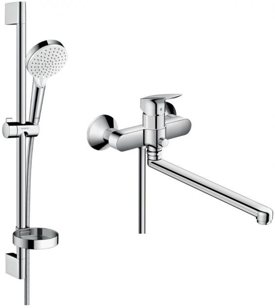 Смеситель для ванны HANSGROHE Logis 71402000 с душевым гарнитуром Crometta Vario 26553400 (1282019)
Смеситель для ванны HANSGROHE Logis 71402000 с душевым гарнитуром Crometta Vario 26553400 (1282019)
