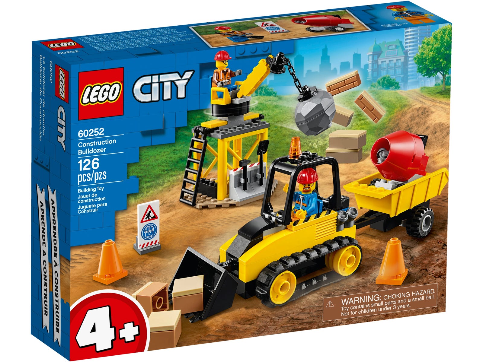 Конструктор LEGO City Great Vehicles Строительный бульдозер 126 деталей (60252)
Конструктор LEGO City Great Vehicles Строительный бульдозер 126 деталей (60252)