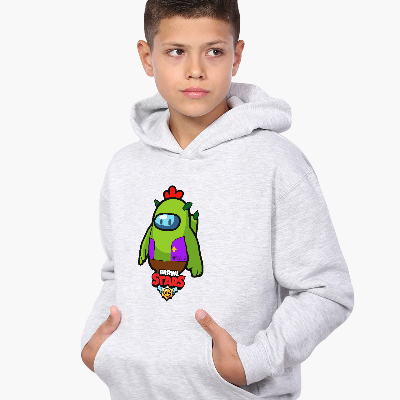 Худи детский Амонг Ас Бравл Старс Спайк (Among Us Brawl Stars Spike) Светло-серый меланж (9298-2590) 128 см
Худи детский Амонг Ас Бравл Старс Спайк (Among Us Brawl Stars Spike) Светло-серый меланж (9298-2590) 128 см