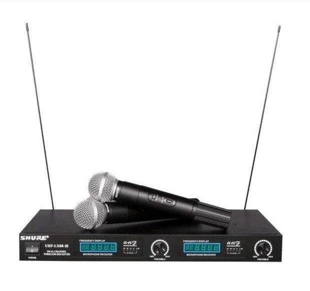 Радиосистема на 2 беспроводных микрофона Shure DM-88 LX III система для концертов и выступлений на сцене Черный (836811)
Радиосистема на 2 беспроводных микрофона Shure DM-88 LX III система для концертов и выступлений на сцене Черный (836811)