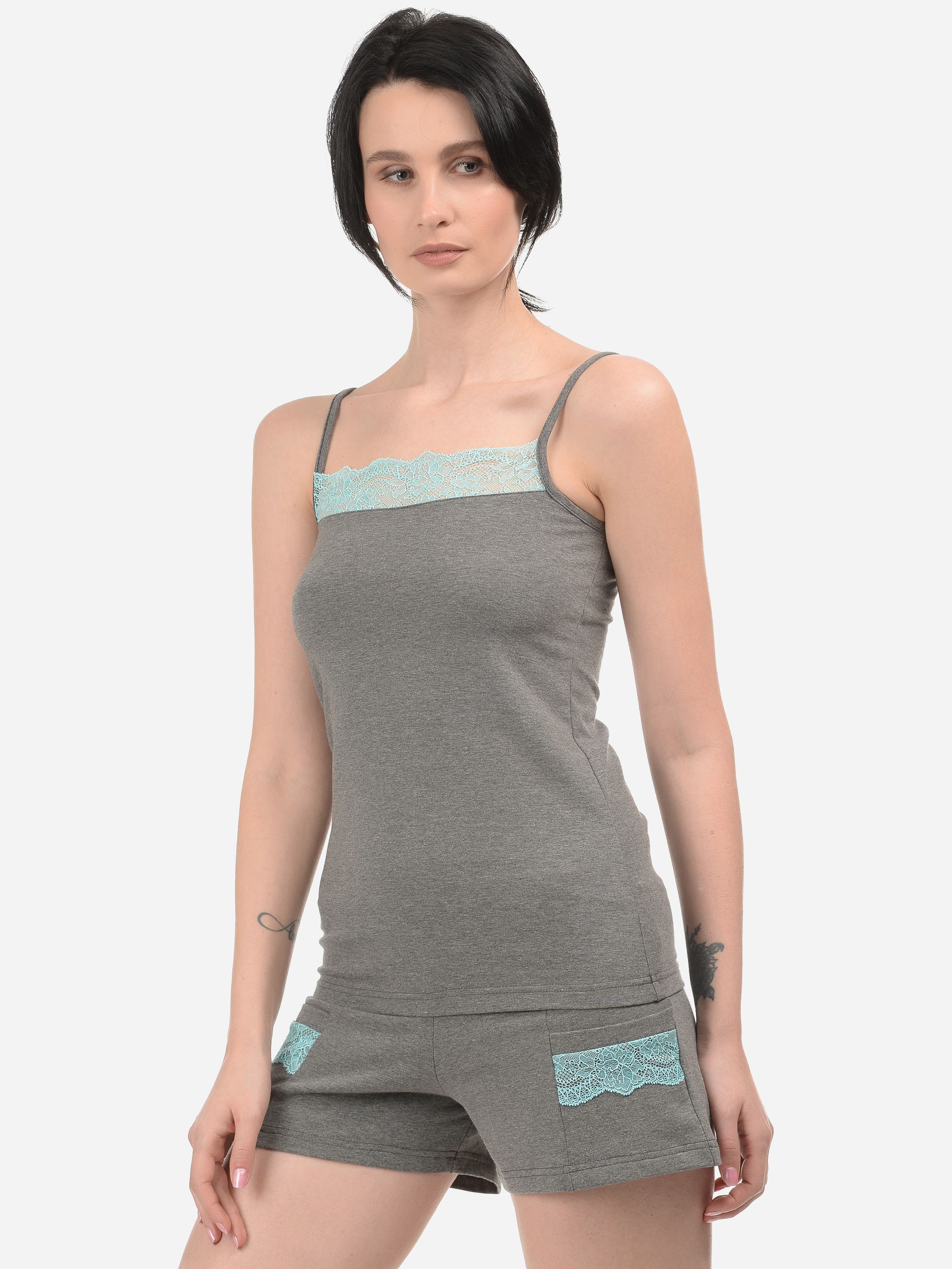 Пижама BARWA garments 0233/232 Темно-серый меланж/Бирюза, Пижама BARWA garments 0233/232 M Темно-серый меланж/Бирюза
Пижама BARWA garments 0233/232 Темно-серый меланж/Бирюза, Пижама BARWA garments 0233/232 M Темно-серый меланж/Бирюза