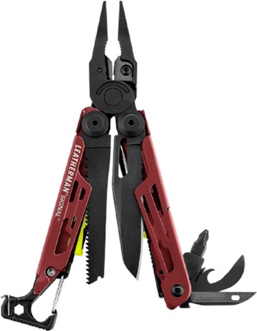 Мультиинструмент LEATHERMAN SIGNAL CRIMSON, синтетичний чохол, картонна коробка (832745) (F00254279)
Мультиинструмент LEATHERMAN SIGNAL CRIMSON, синтетичний чохол, картонна коробка (832745) (F00254279)