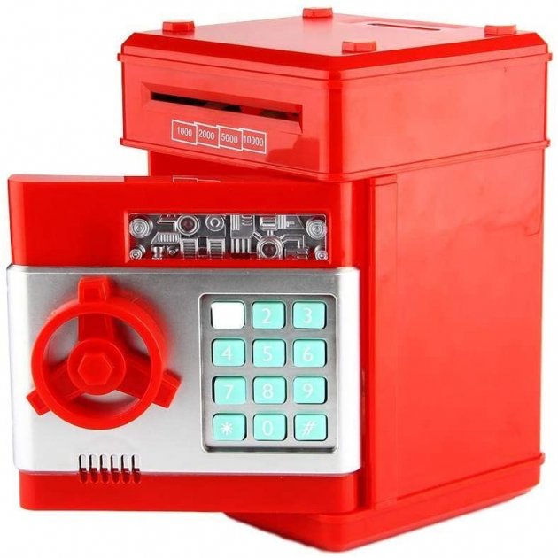 Сейф копилка детская, с кодовым замком 881506/820/821 Children's piggy bank Красный (М-207)
Сейф копилка детская, с кодовым замком 881506/820/821 Children's piggy bank Красный (М-207)