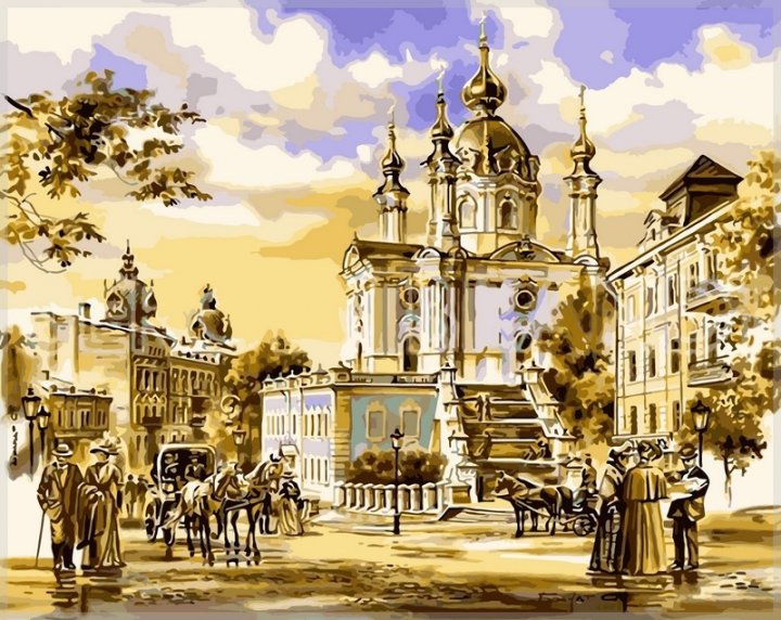Картина по номерам Babylon Андреевская церковь 40*50 см (в коробке) арт.VP051new
Картина по номерам Babylon Андреевская церковь 40*50 см (в коробке) арт.VP051new