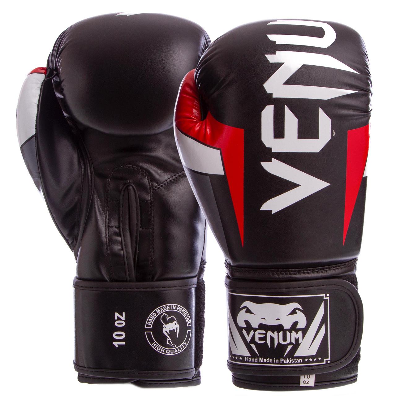Перчатки для бокса и единоборств Venum Elite Heroe 5338 Black-Red-White 12 унций
Перчатки для бокса и единоборств Venum Elite Heroe 5338 Black-Red-White 12 унций