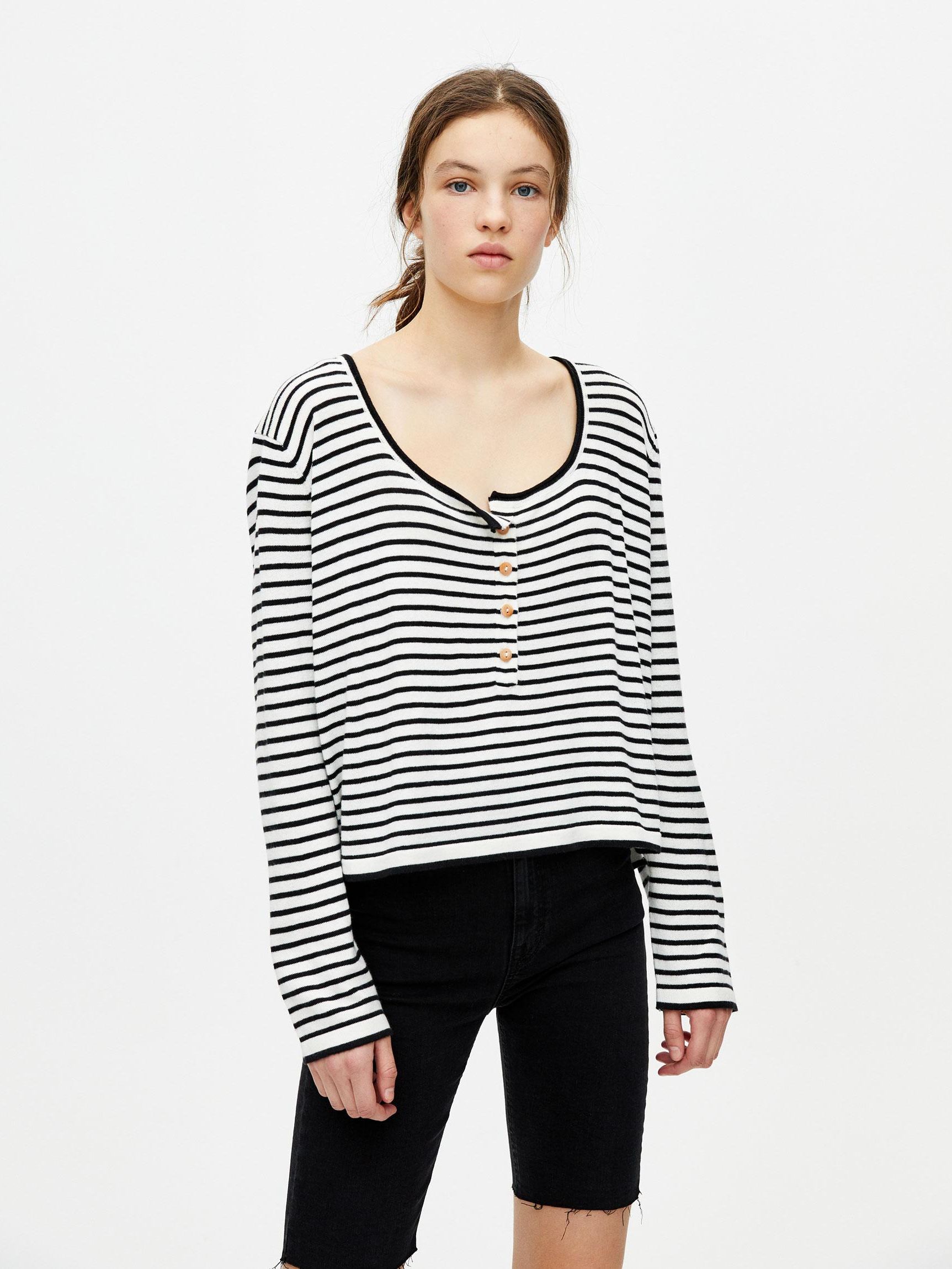 Джемпер Pull & Bear XAZ240487VHWJ Белый с черным, Джемпер Pull & Bear XAZ240487VHWJ S Белый с черным
Джемпер Pull & Bear XAZ240487VHWJ Белый с черным, Джемпер Pull & Bear XAZ240487VHWJ S Белый с черным