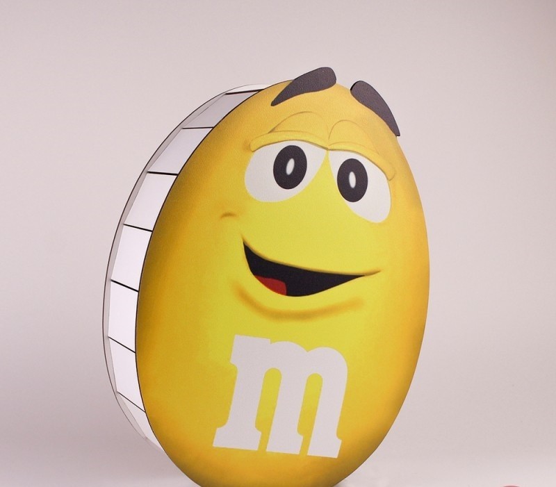 Деревянная коробка оригинальной формы для подарка "M&M`s" желтая. So cute 003013
Деревянная коробка оригинальной формы для подарка "M&M`s" желтая. So cute 003013