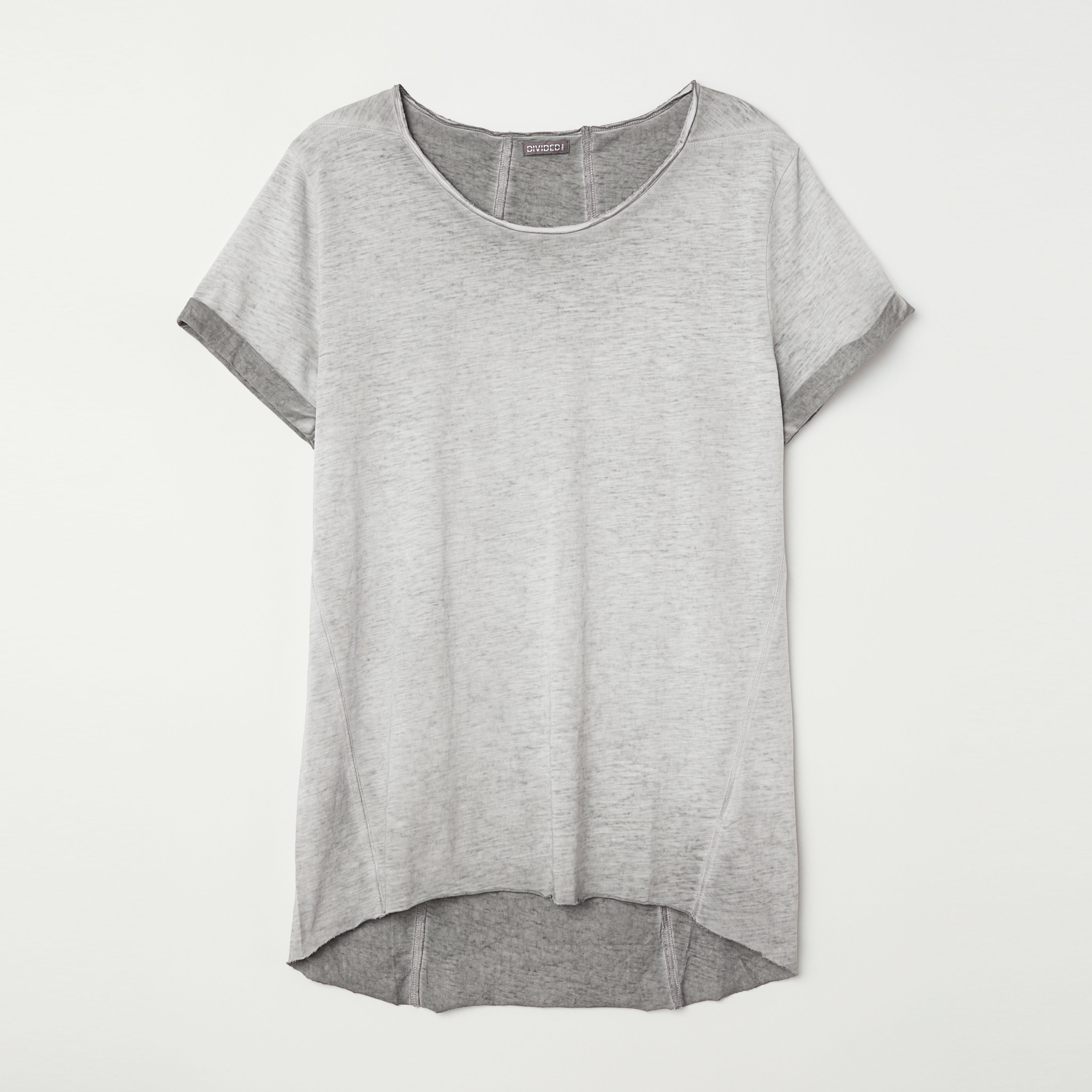Футболка H&M XAZ137920SVLG M Светло-серая 
Футболка H&M XAZ137920SVLG M Светло-серая