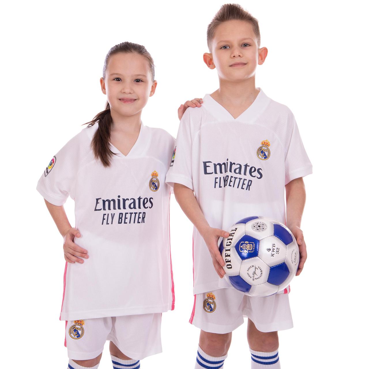 Форма футбольная детская Реал Мадрид REAL MADRID 2021 Домашняя SP-Planeta Белый (CO-2472) 24
Форма футбольная детская Реал Мадрид REAL MADRID 2021 Домашняя SP-Planeta Белый (CO-2472) 24