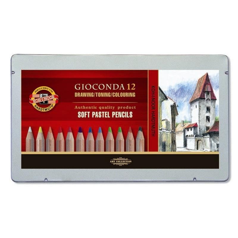 Пастельные карандаши KOH-I-NOOR GIOCONDA 8872, 12 цветов, металлическая упаковка 8827012005pl
Пастельные карандаши KOH-I-NOOR GIOCONDA 8872, 12 цветов, металлическая упаковка 8827012005pl