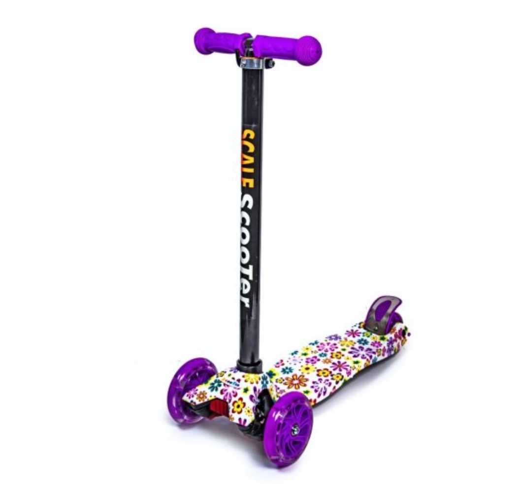 Детский самокат Space Sport Violet Flowers со светящимися колесами 55 см алюминий Разноцветный (DP-2124391184)
Детский самокат Space Sport Violet Flowers со светящимися колесами 55 см алюминий Разноцветный (DP-2124391184)