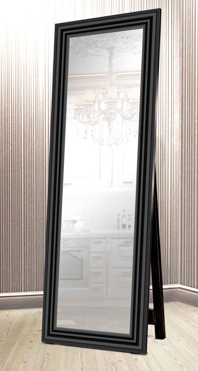 Зеркало напольное в раме Factura с деревянной подставкой Black glossy 60х173 черный
Зеркало напольное в раме Factura с деревянной подставкой Black glossy 60х173 черный