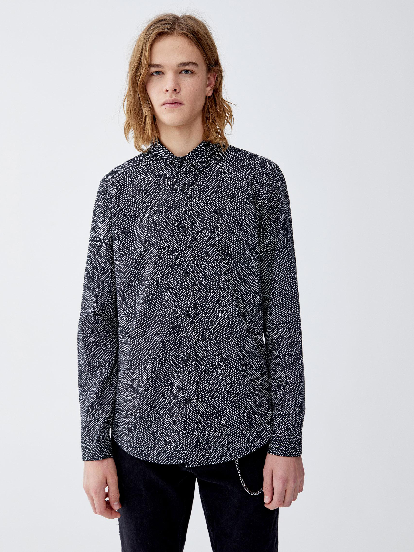 Рубашка Pull & Bear XAZ240927LJZP Черная в серые узоры, Рубашка Pull & Bear XAZ240927LJZP M Черная в серые узоры
Рубашка Pull & Bear XAZ240927LJZP Черная в серые узоры, Рубашка Pull & Bear XAZ240927LJZP M Черная в серые узоры