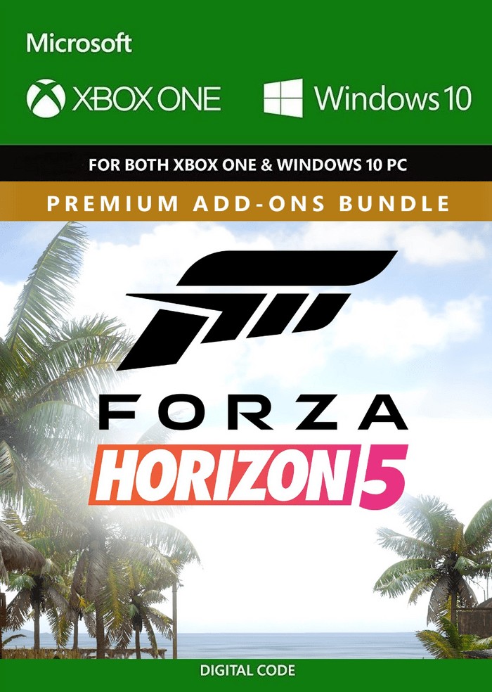 Ключ активации Forza Horizon 5 Premium Add-Ons Bundle для Xbox One и Xbox Series X/S
Ключ активации Forza Horizon 5 Premium Add-Ons Bundle для Xbox One и Xbox Series X/S
