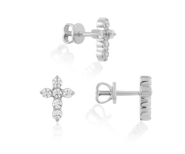 Серьги- пусеты из белого золота с камнем SWAROVSKI Zirconia "Кристи", С4220/1GSW
Серьги- пусеты из белого золота с камнем SWAROVSKI Zirconia "Кристи", С4220/1GSW