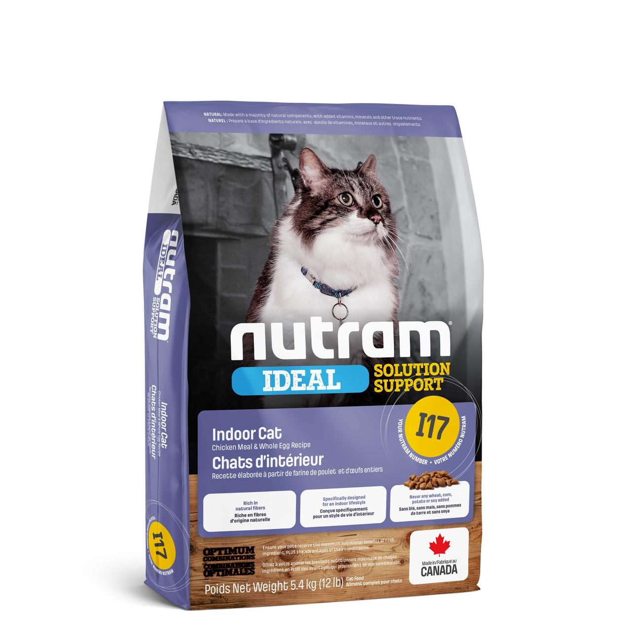 Сухой корм Nutram (Нутрам) I17 Finicky Indoor для привередливых и домашних кошек курица 20 кг
Сухой корм Nutram (Нутрам) I17 Finicky Indoor для привередливых и домашних кошек курица 20 кг