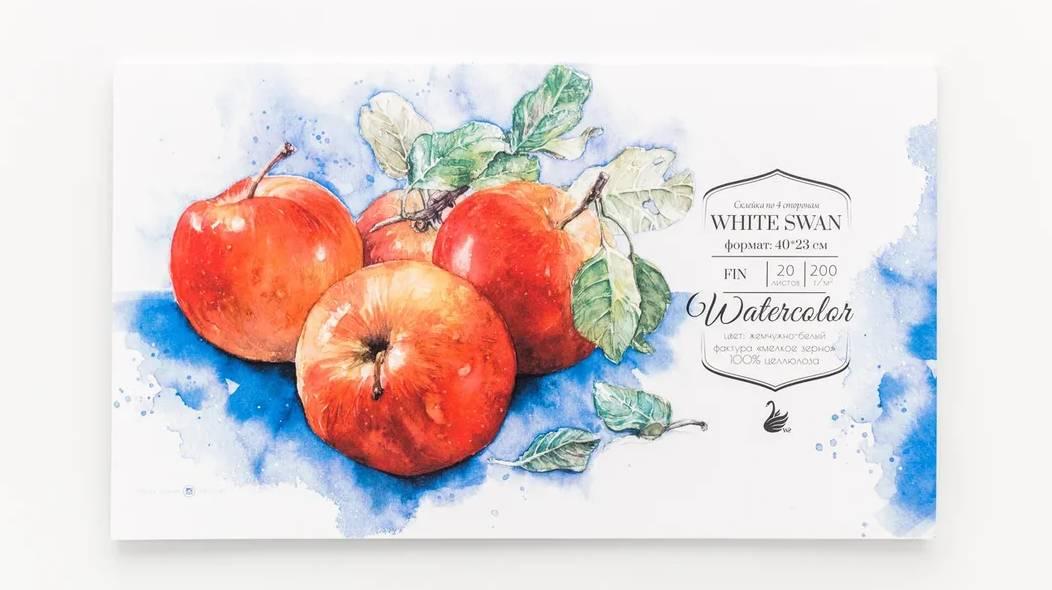 Склейка для Акварелі Малевичъ White Swan,Fin, 40*23 см, 200 г/м, 20л, целюлоза, перлинно-білий, 401441
Склейка для Акварелі Малевичъ White Swan,Fin, 40*23 см, 200 г/м, 20л, целюлоза, перлинно-білий, 401441