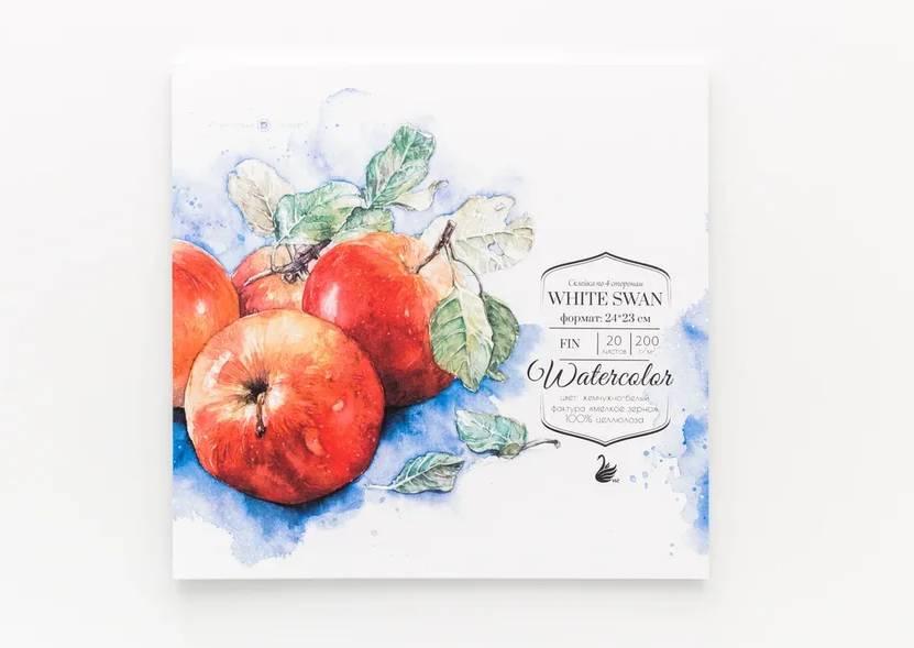 Склейка для Акварелі Малевичъ White Swan,Fin, 24*23 см, 200 г/м, 20л, целюлоза, перлинно-білий, 401438
Склейка для Акварелі Малевичъ White Swan,Fin, 24*23 см, 200 г/м, 20л, целюлоза, перлинно-білий, 401438