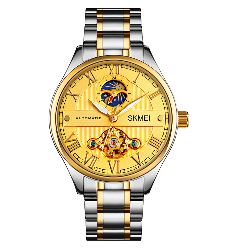 Часы мужские SKMEI Skeleton M024 Серебристый/Золотистый механические с автоподзаводом и металлическим браслетом
Часы мужские SKMEI Skeleton M024 Серебристый/Золотистый механические с автоподзаводом и металлическим браслетом