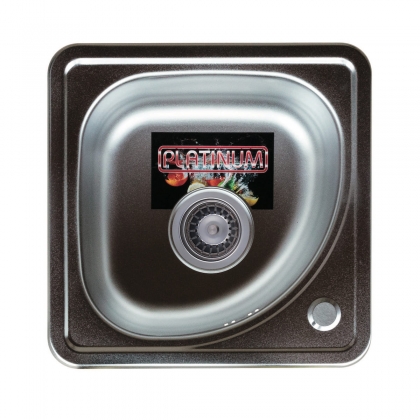 Врезная кухонная мойка Platinum 38*38 (cм) в покрытии Decor (структурная), с толщиной 0,6 (мм) угловая
Врезная кухонная мойка Platinum 38*38 (cм) в покрытии Decor (структурная), с толщиной 0,6 (мм) угловая