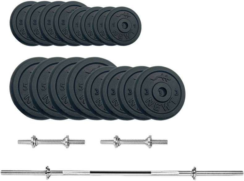 Набор штанга + гантели металлические Newt Gym Set-H Home 55 кг (NE-M-H-SET-55)
Набор штанга + гантели металлические Newt Gym Set-H Home 55 кг (NE-M-H-SET-55)