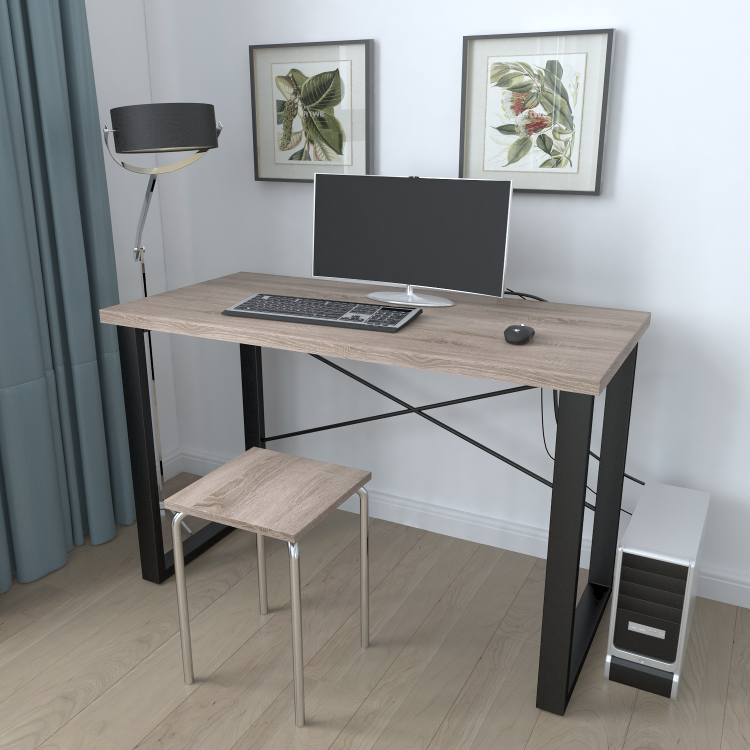 Письменный стол Ferrum-decor Драйв 750x1400x600 Черный металл ДСП Дуб Сонома Трюфель 32 мм
Письменный стол Ferrum-decor Драйв 750x1400x600 Черный металл ДСП Дуб Сонома Трюфель 32 мм