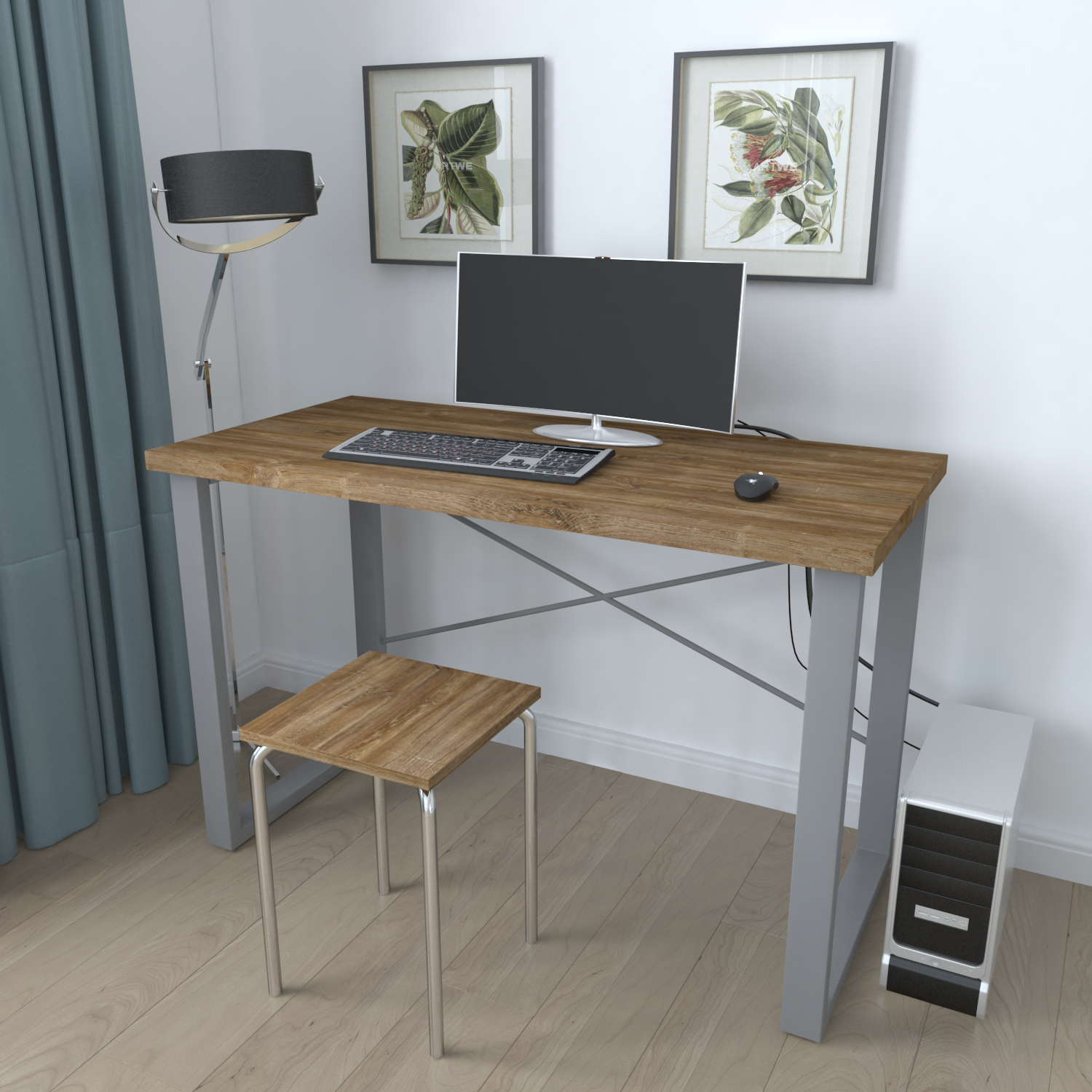 Письменный стол Ferrum-decor Драйв 750x1400x700 Серый металл ДСП Дуб Таверна 32 мм
Письменный стол Ferrum-decor Драйв 750x1400x700 Серый металл ДСП Дуб Таверна 32 мм