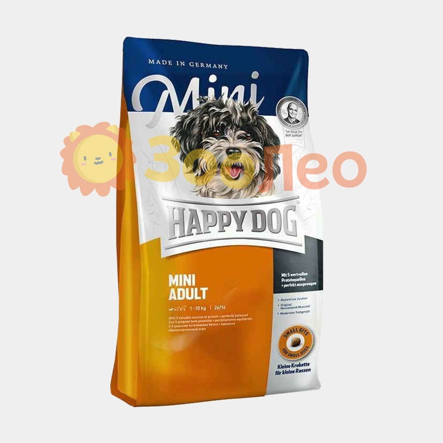 Happy Dog Mini Adult - Сухой корм с домашней птицей для взрослых собак мелких пород 8 кг
Happy Dog Mini Adult - Сухой корм с домашней птицей для взрослых собак мелких пород 8 кг