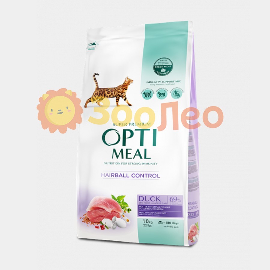 Сухой корм для взрослых кошек Optimeal с эффектом выведения шерсти со вкусом утки 10 кг
Сухой корм для взрослых кошек Optimeal с эффектом выведения шерсти со вкусом утки 10 кг