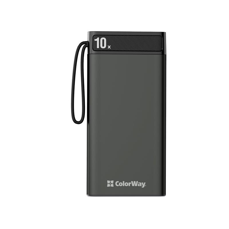 Универсальная мобильная батарея ColorWay Metal Case PD 10000mAh Black (CW-PB100LPI2BK-PDD)
Универсальная мобильная батарея ColorWay Metal Case PD 10000mAh Black (CW-PB100LPI2BK-PDD)
