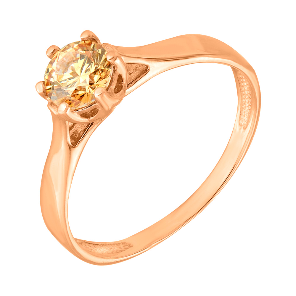 Кольцо из красного золота с желтым фианитом S Zirconia 000130166 16 размера
Кольцо из красного золота с желтым фианитом S Zirconia 000130166 16 размера