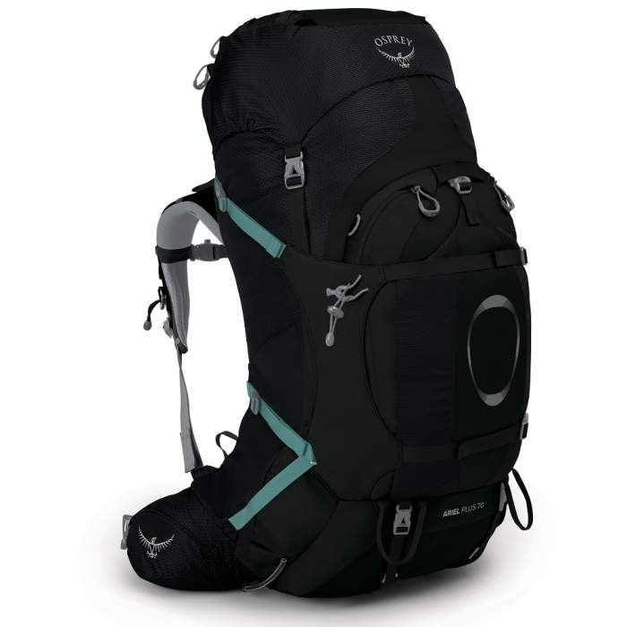 Рюкзак Osprey Ariel Plus 70 Black (чорний), XS/S 
Рюкзак Osprey Ariel Plus 70 Black (чорний), XS/S