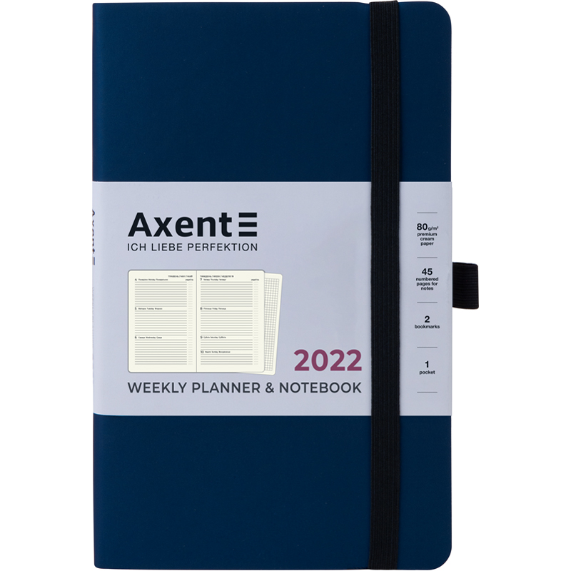 Еженедельник датированный Axent Partner Soft Skin 2022 А5- 96 листов темно-синий (8506-22-02-A)
Еженедельник датированный Axent Partner Soft Skin 2022 А5- 96 листов темно-синий (8506-22-02-A)